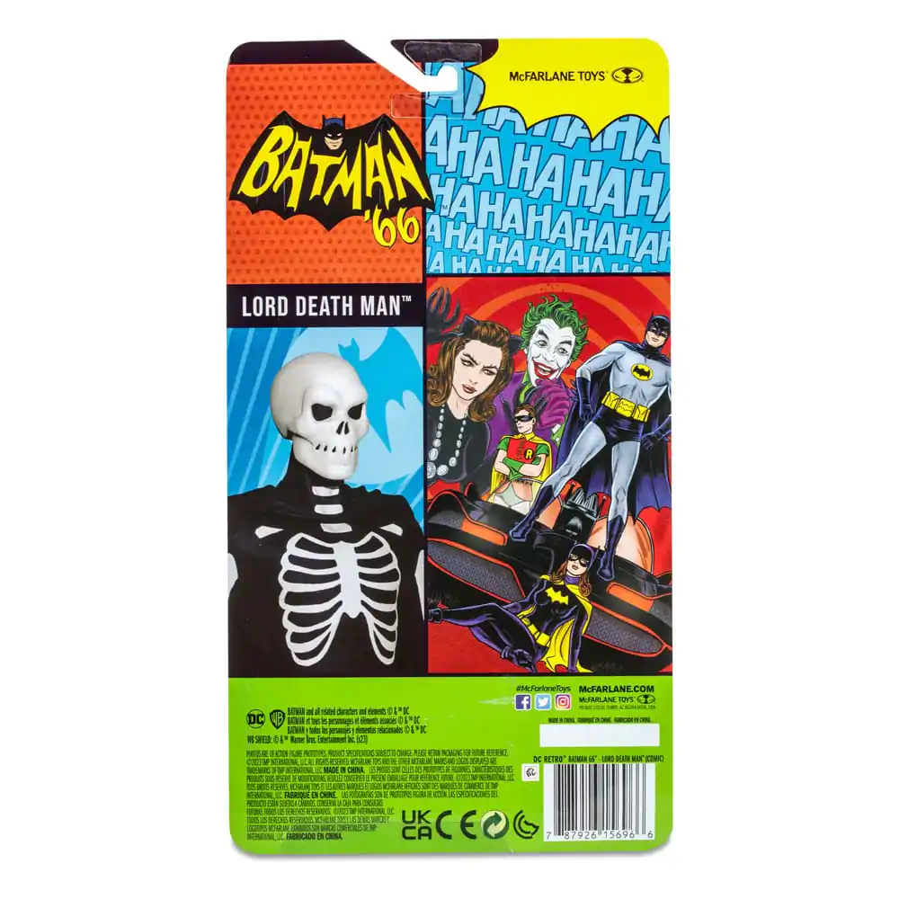 DC Retro Batman 66 Lord Death Man (Comic) akciófigura 15 cm termékfotó
