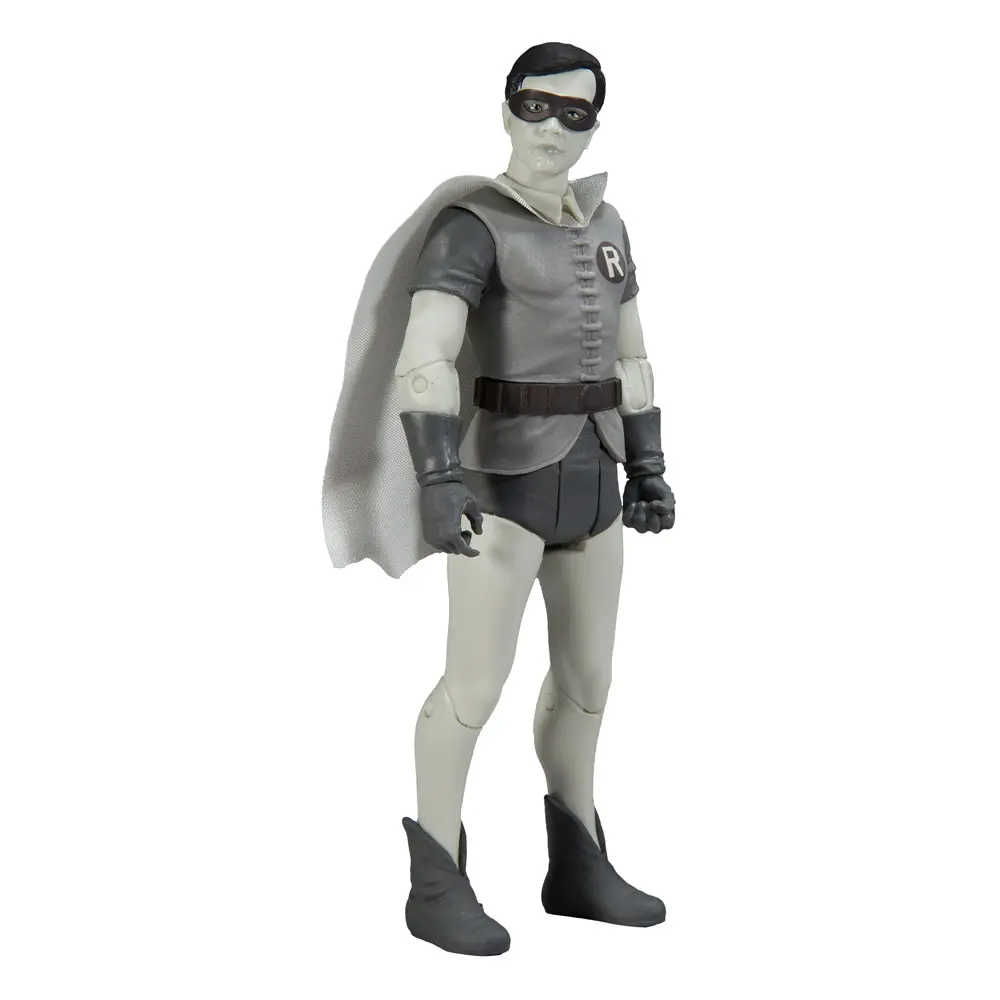 DC Retro Batman 66 Robin (Black &amp; White TV Variant) akciófigura 15 cm termékfotó
