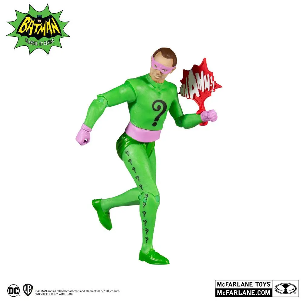 DC Retro Batman 66 The Riddler akciófigura 15 cm termékfotó