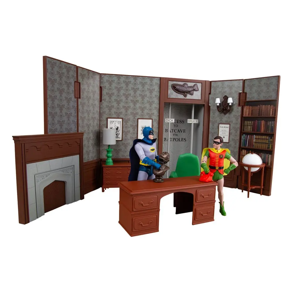 DC Retro Batman 66 Wayne Manor Library termékfotó