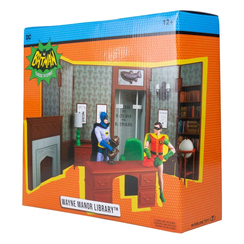 DC Retro Batman 66 Wayne Manor Library termékfotó