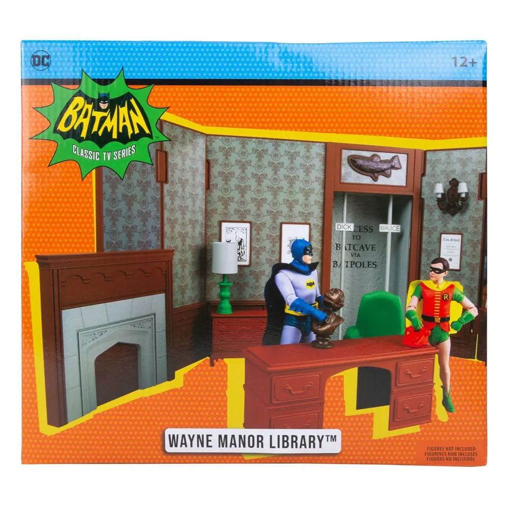 DC Retro Batman 66 Wayne Manor Library termékfotó