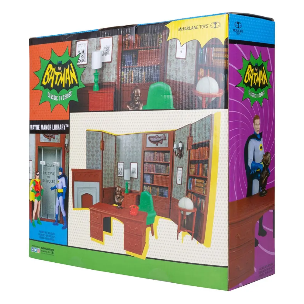 DC Retro Batman 66 Wayne Manor Library termékfotó