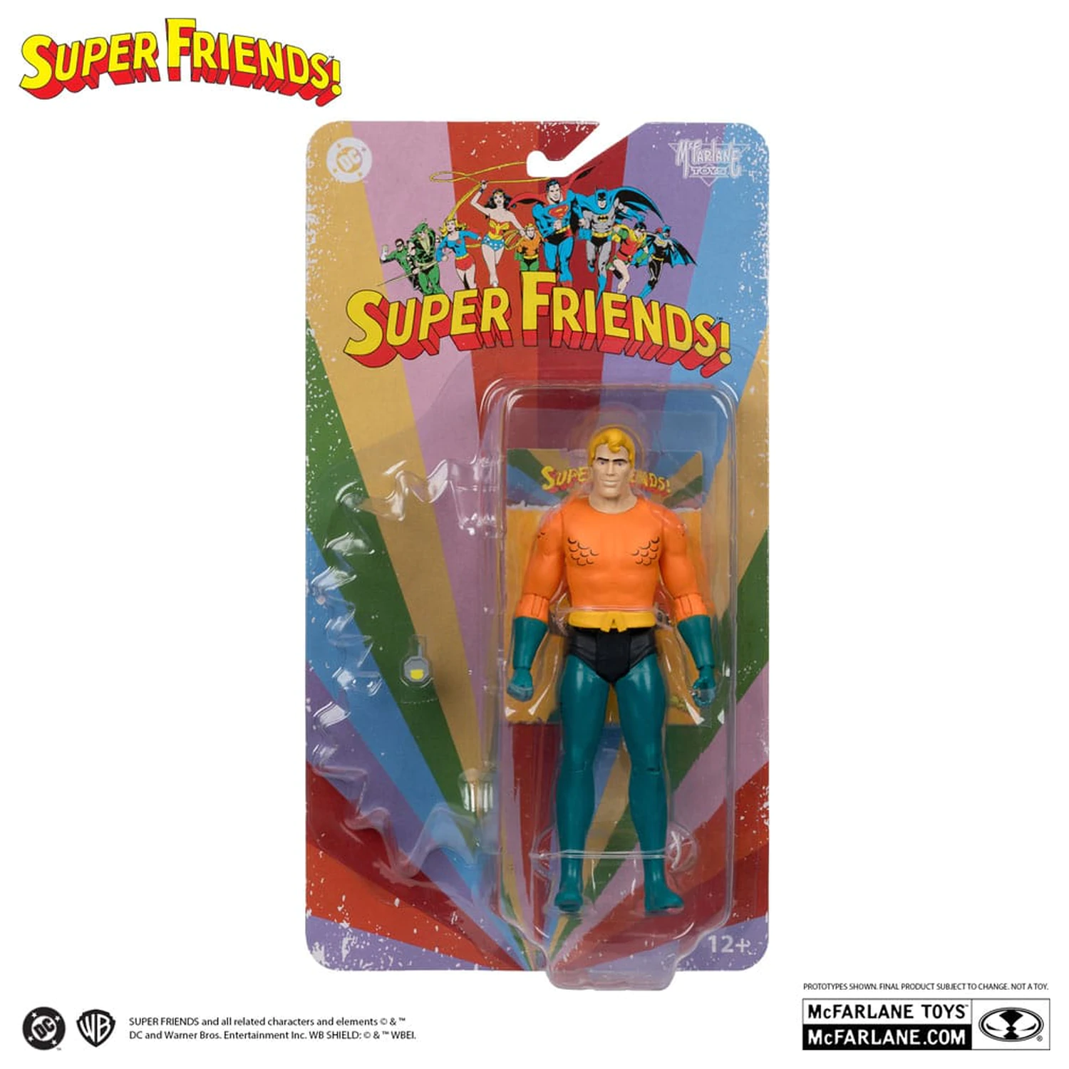 DC Retro Super Friends Aquaman akciófigura 15 cm termékfotó