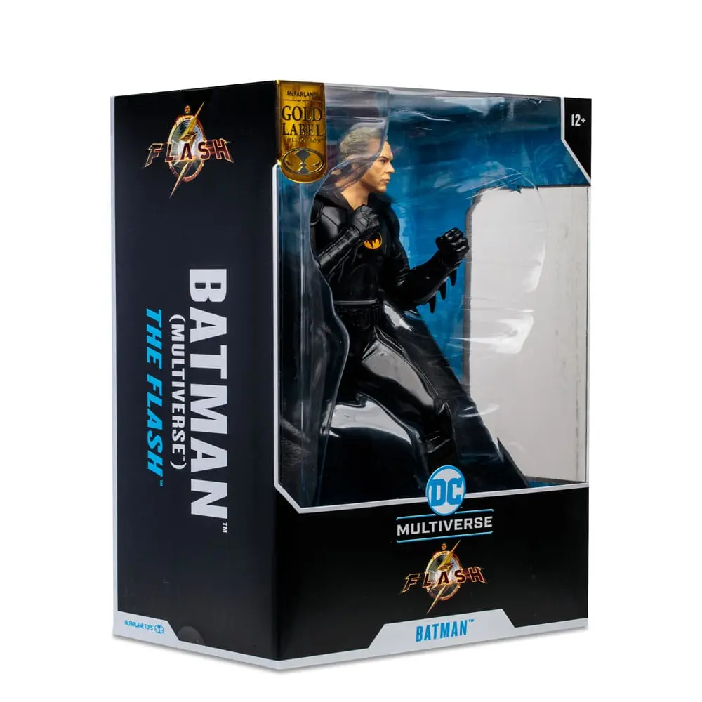 DC The Flash Movie Batman Multiverse Unmasked (Gold Label) szobor figura 30 cm termékfotó