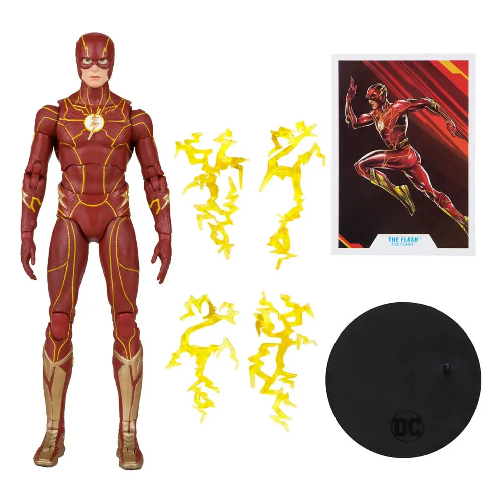 DC The Flash Movie The Flash (Speed Force Variant) (Gold Label) akciófigura 18 cm termékfotó