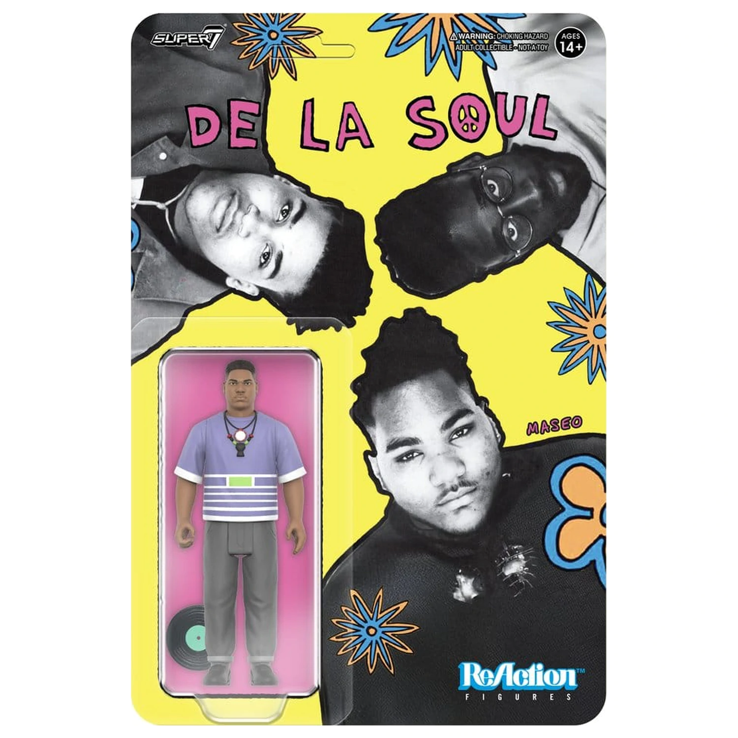 De La Soul ReAction akciófigura Wave 01 Vincent "Maseo" Mason (Me, Myself & I) termékfotó