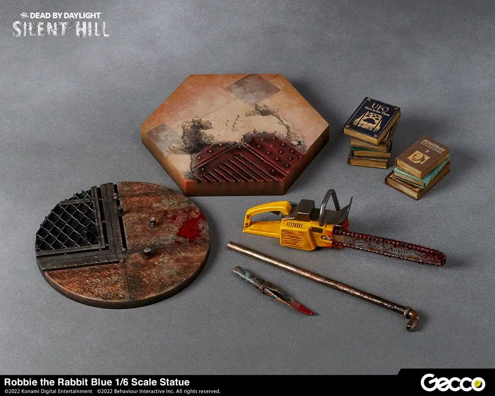 Dead By Daylight - Silent Hill Chapter 1/6 Robbie the Rabbit Blue Version szobor figura 34 cm termékfotó