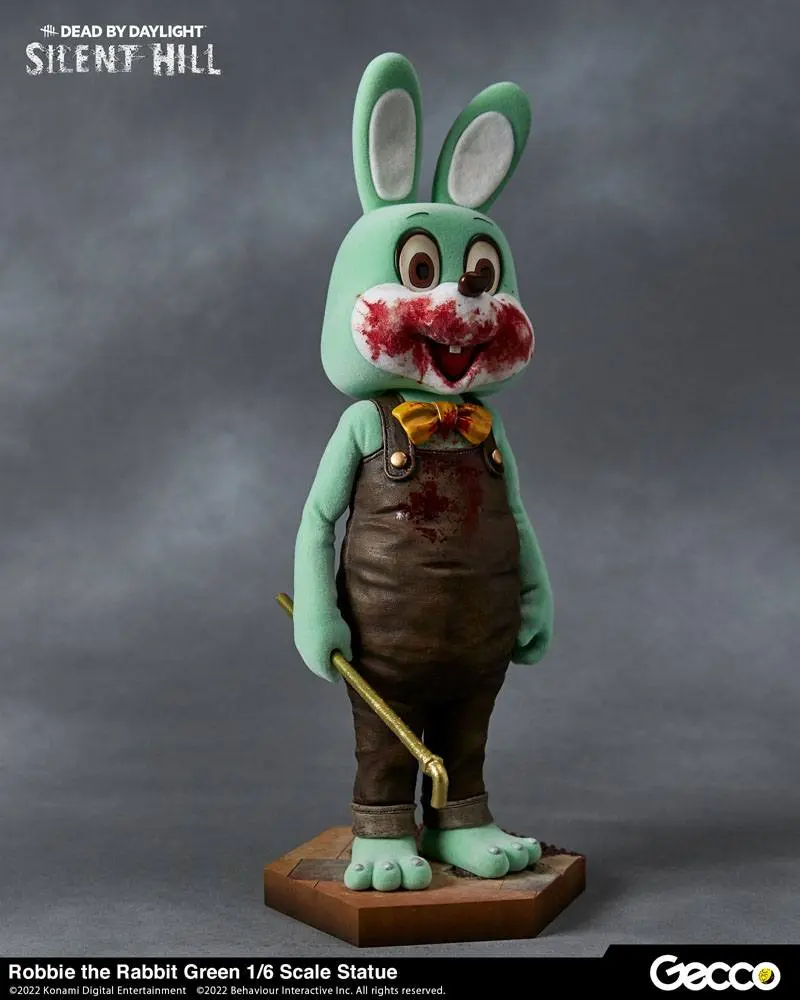 Dead By Daylight - Silent Hill Chapter 1/6 Robbie the Rabbit Green Version szobor figura 34 cm termékfotó