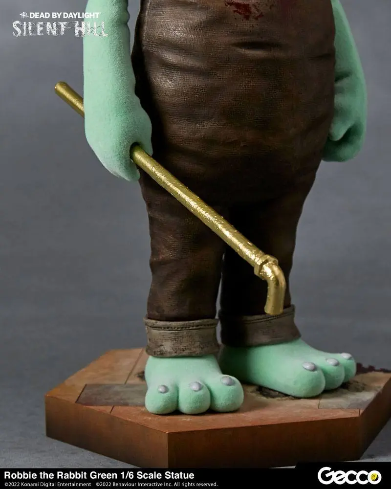 Dead By Daylight - Silent Hill Chapter 1/6 Robbie the Rabbit Green Version szobor figura 34 cm termékfotó