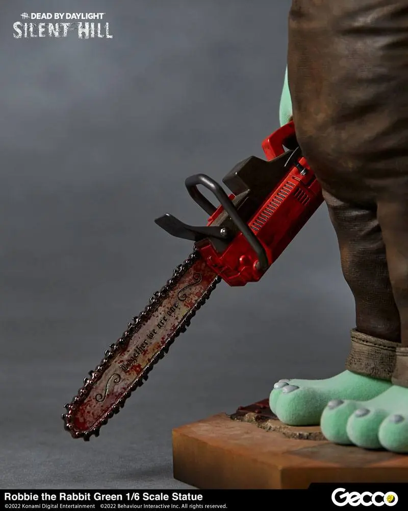 Dead By Daylight - Silent Hill Chapter 1/6 Robbie the Rabbit Green Version szobor figura 34 cm termékfotó
