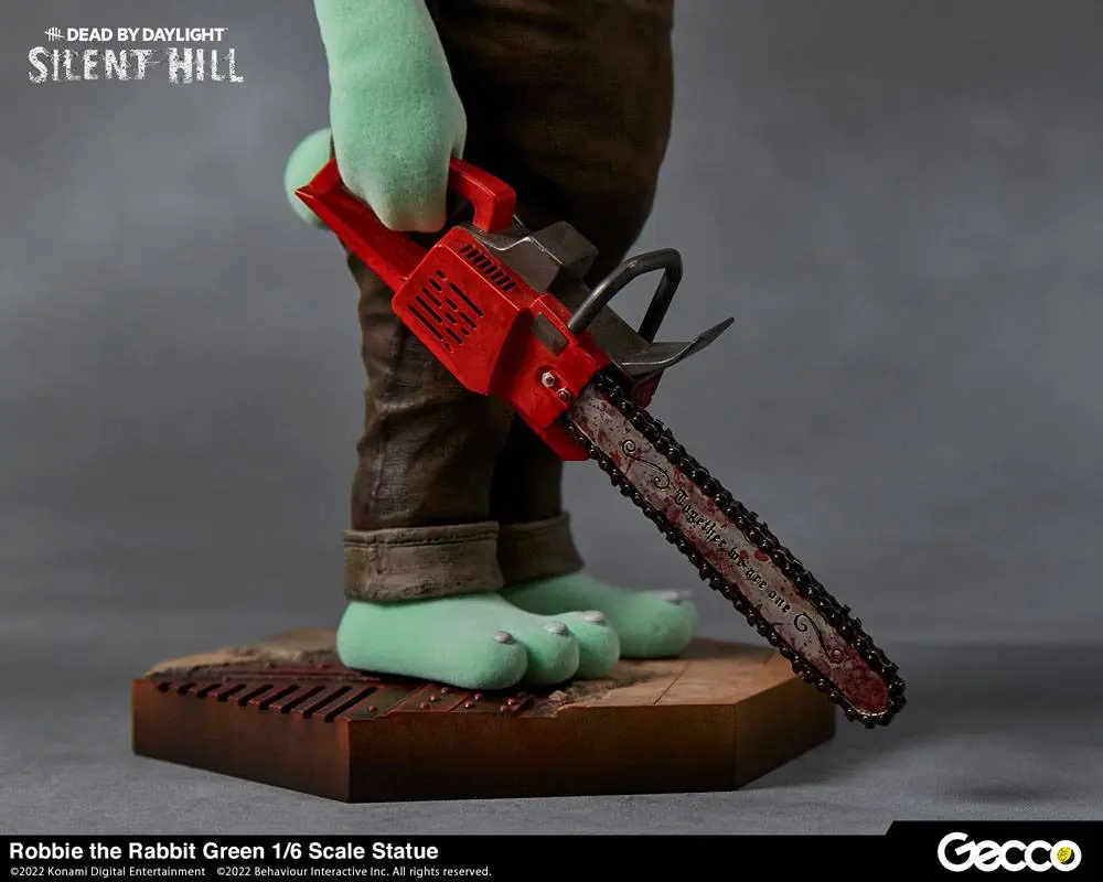 Dead By Daylight - Silent Hill Chapter 1/6 Robbie the Rabbit Green Version szobor figura 34 cm termékfotó