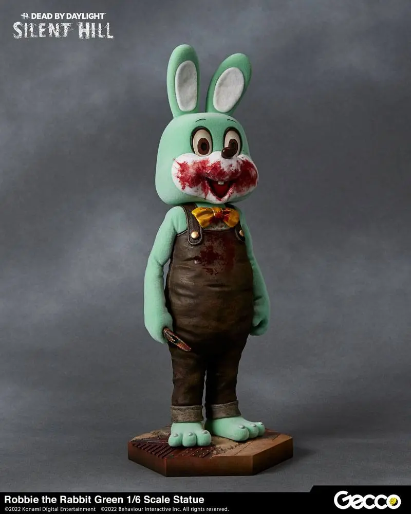 Dead By Daylight - Silent Hill Chapter 1/6 Robbie the Rabbit Green Version szobor figura 34 cm termékfotó