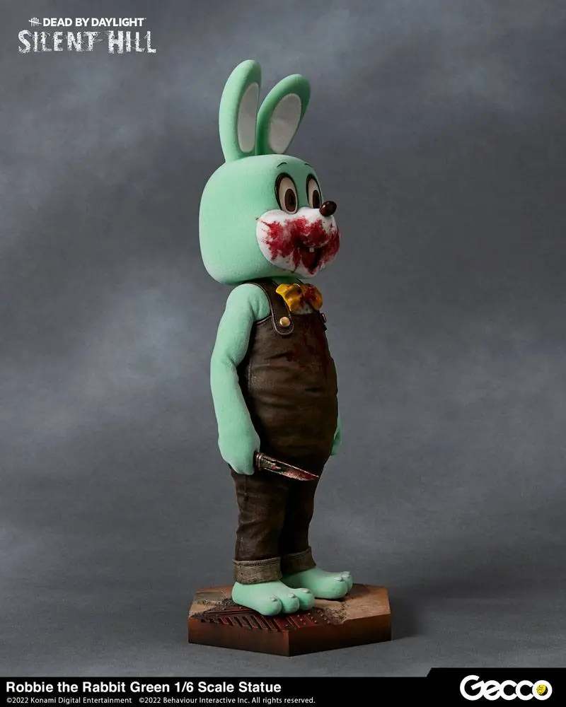 Dead By Daylight - Silent Hill Chapter 1/6 Robbie the Rabbit Green Version szobor figura 34 cm termékfotó