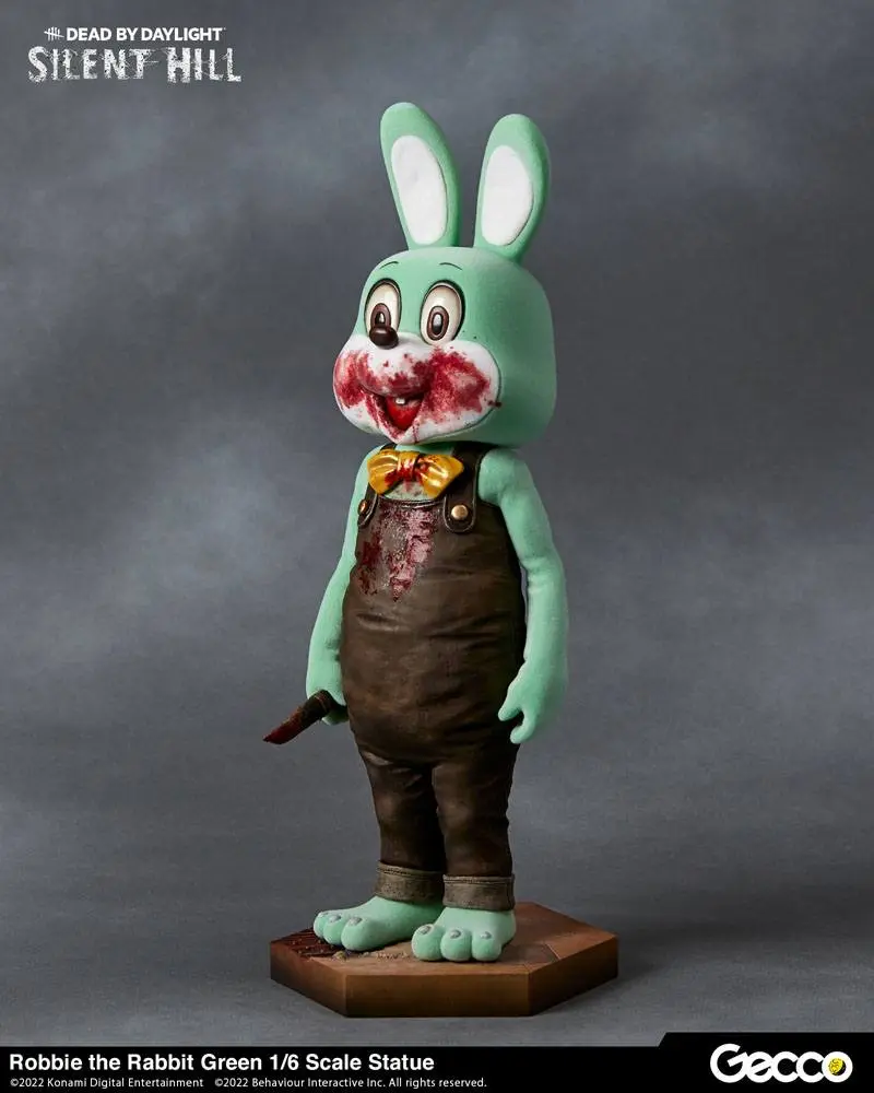 Dead By Daylight - Silent Hill Chapter 1/6 Robbie the Rabbit Green Version szobor figura 34 cm termékfotó
