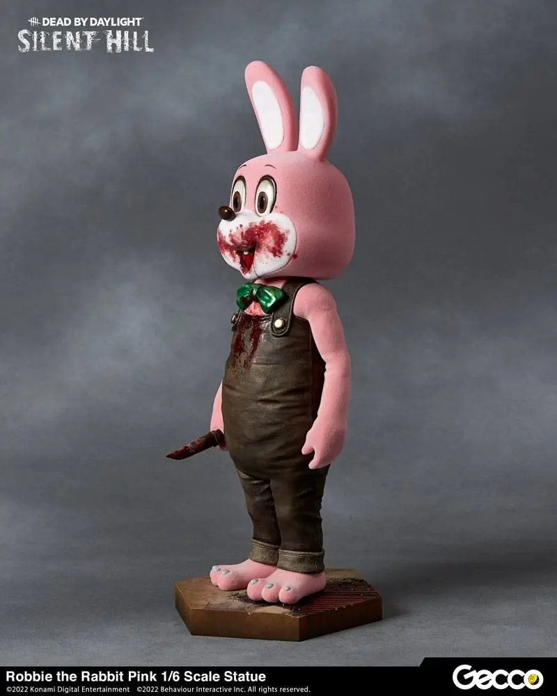 Dead By Daylight - Silent Hill Chapter 1/6 Robbie the Rabbit Pink Version szobor figura 34 cm termékfotó