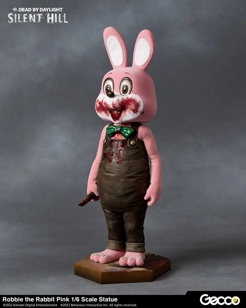 Dead By Daylight - Silent Hill Chapter 1/6 Robbie the Rabbit Pink Version szobor figura 34 cm termékfotó