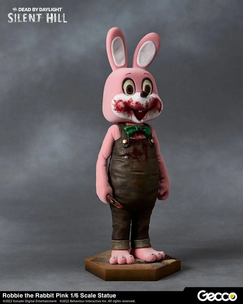 Dead By Daylight - Silent Hill Chapter 1/6 Robbie the Rabbit Pink Version szobor figura 34 cm termékfotó
