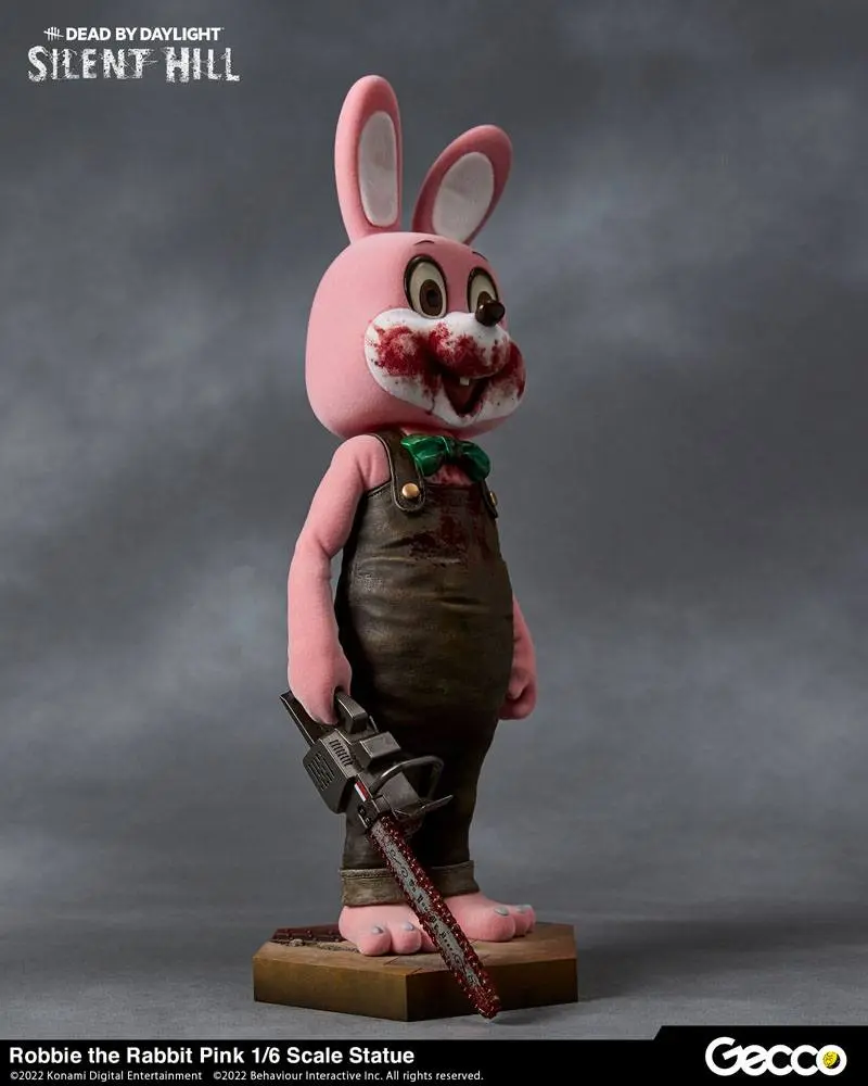 Dead By Daylight - Silent Hill Chapter 1/6 Robbie the Rabbit Pink Version szobor figura 34 cm termékfotó