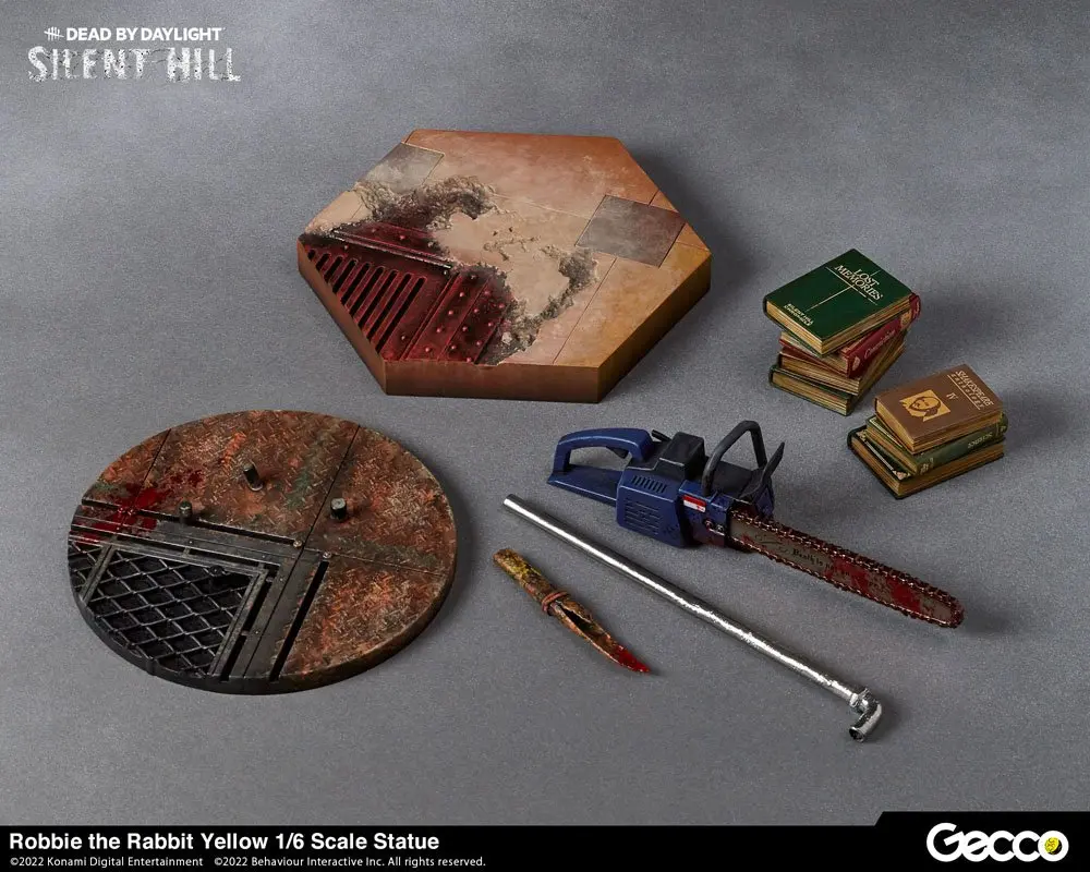 Dead By Daylight - Silent Hill Chapter 1/6 Robbie the Rabbit Yellow Version szobor figura 34 cm termékfotó
