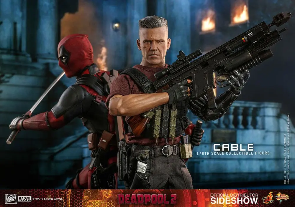 Deadpool 2 Movie Masterpiece 1/6 Cable akciófigura 30 cm termékfotó