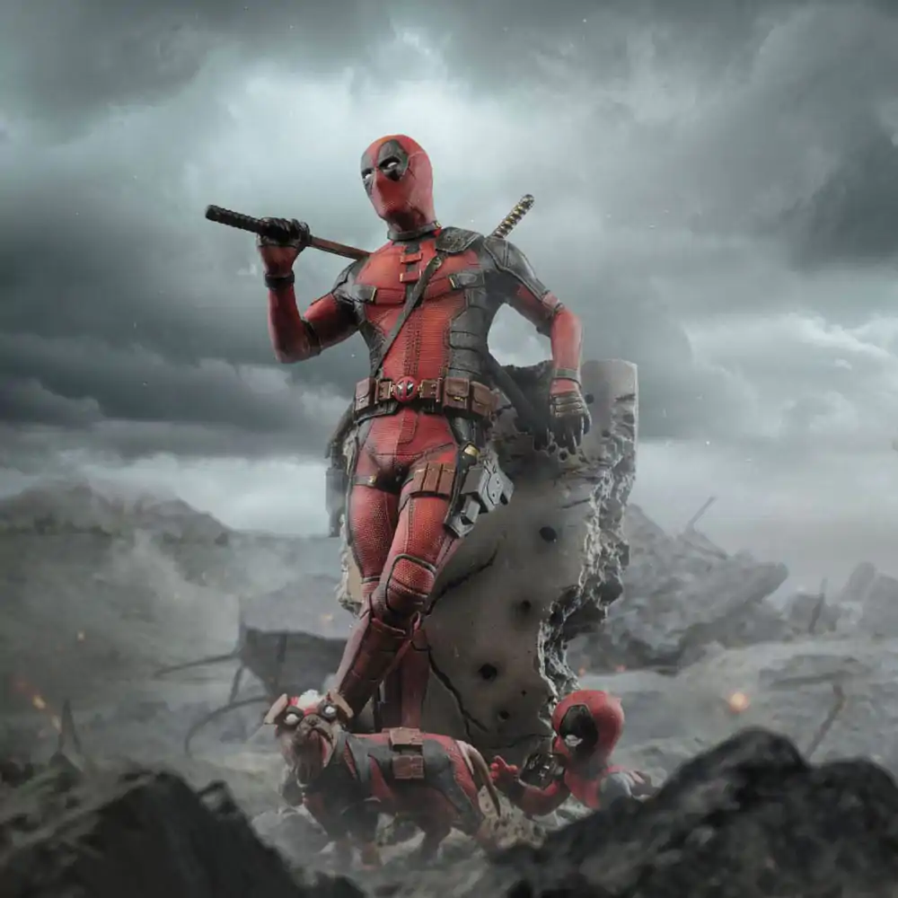 Deadpool 3 Art Scale 1/10 Deadpool szobor figura 21 cm termékfotó