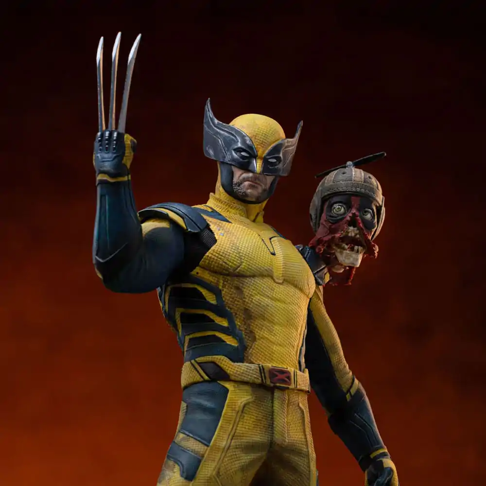 Deadpool 3 Art Scale 1/10 Wolverine & Headpool szobor figura 22 cm termékfotó