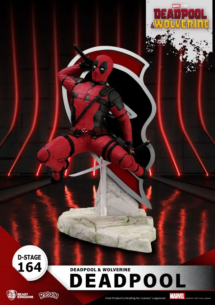 Deadpool 3 D-Stage PVC Diorama szobor figura 16 cm - Deadpool termékfotó