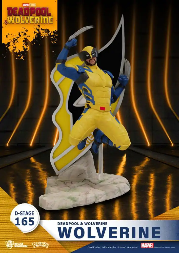 Deadpool 3 D-Stage Wolverine PVC Diorama szobor figura 16 cm termékfotó