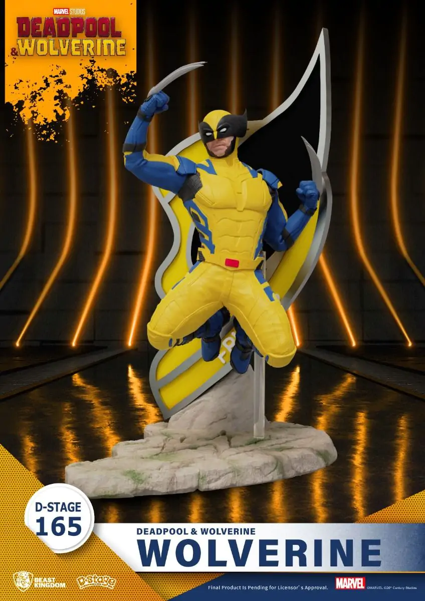 Deadpool 3 D-Stage PVC Diorama szobor figura 16 cm - Wolverine termékfotó