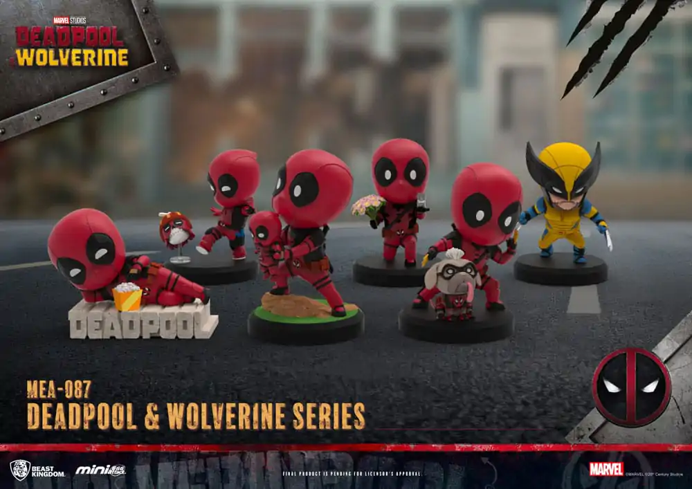 Deadpool 3 Deadpool & Wolverine Series Mini Egg Attack figura csomag 8 cm termékfotó