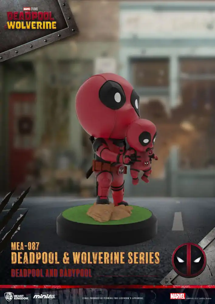 Deadpool 3 Deadpool & Wolverine Series Mini Egg Attack figura csomag 8 cm termékfotó