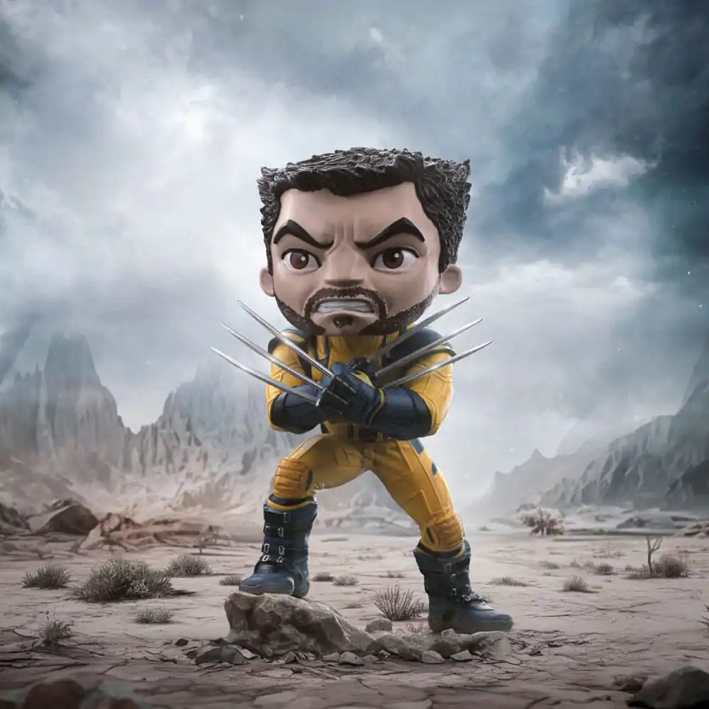 Deadpool &amp; Wolverine Mini Co. Wolverine Unmasked PVC figura 14 cm termékfotó