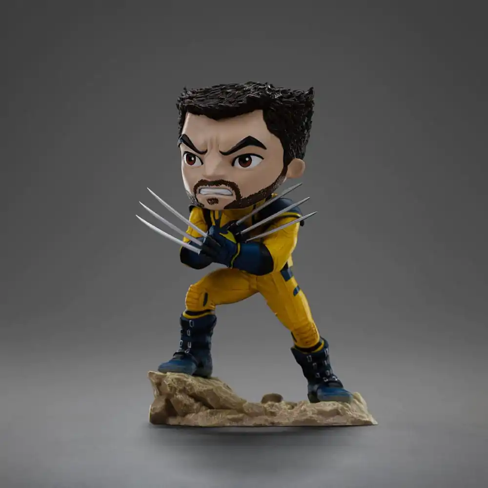 Deadpool &amp; Wolverine Mini Co. Wolverine Unmasked PVC figura 14 cm termékfotó