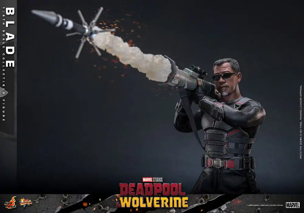 Deadpool & Wolverine Movie Masterpiece 1/6 Blade akciófigura 30 cm termékfotó