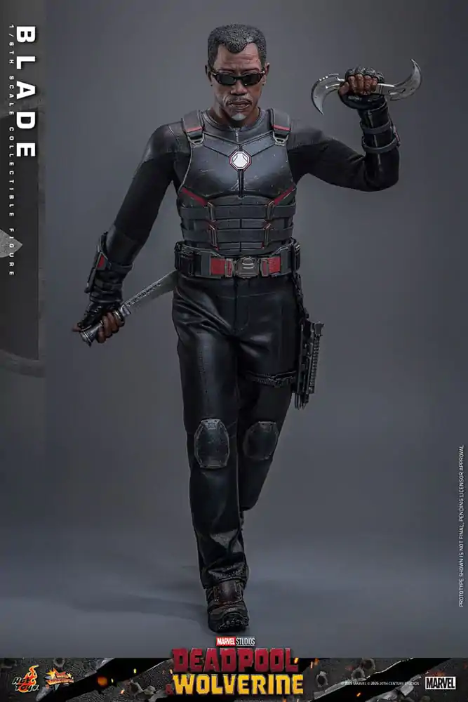 Deadpool & Wolverine Movie Masterpiece 1/6 Blade akciófigura 30 cm termékfotó