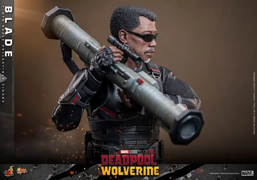 Deadpool & Wolverine Movie Masterpiece 1/6 Blade akciófigura 30 cm termékfotó