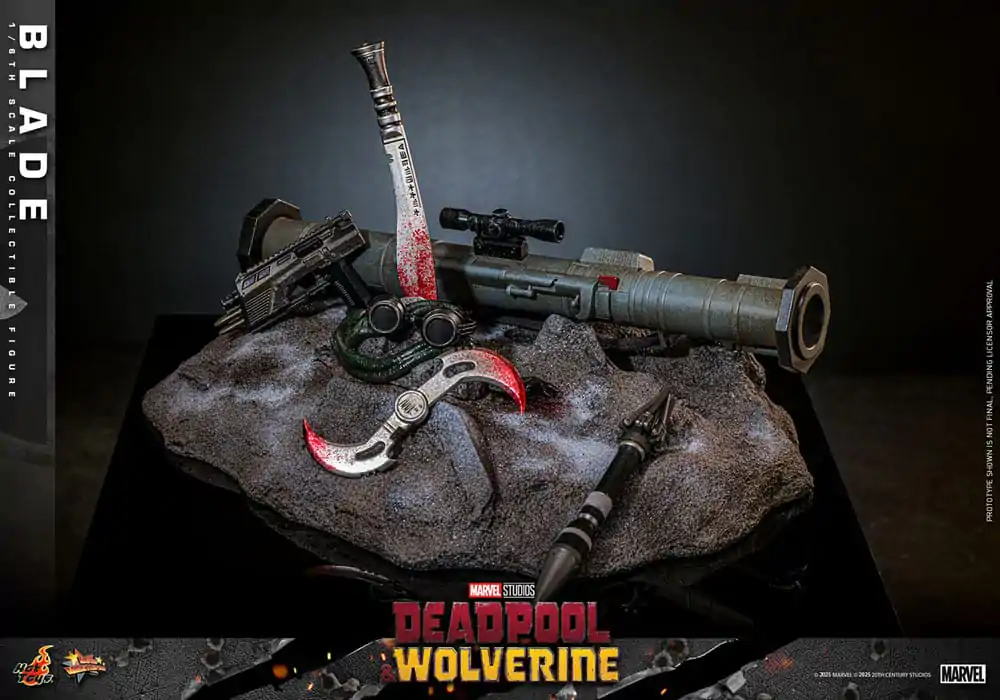 Deadpool & Wolverine Movie Masterpiece 1/6 Blade akciófigura 30 cm termékfotó