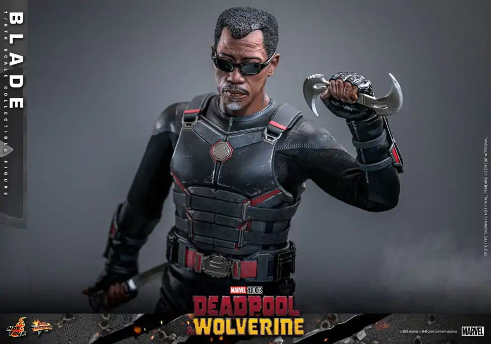 Deadpool & Wolverine Movie Masterpiece 1/6 Blade akciófigura 30 cm termékfotó