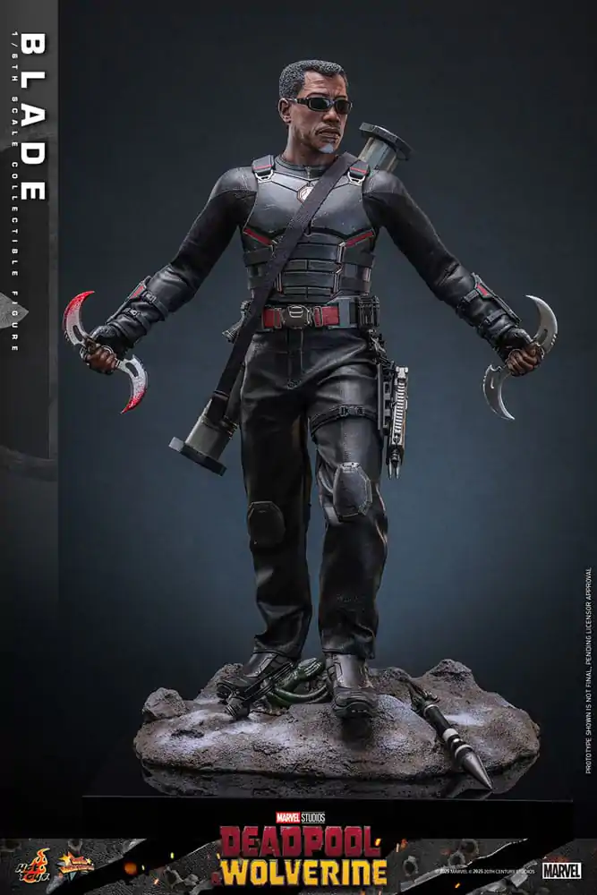 Deadpool & Wolverine Movie Masterpiece 1/6 Blade akciófigura 30 cm termékfotó