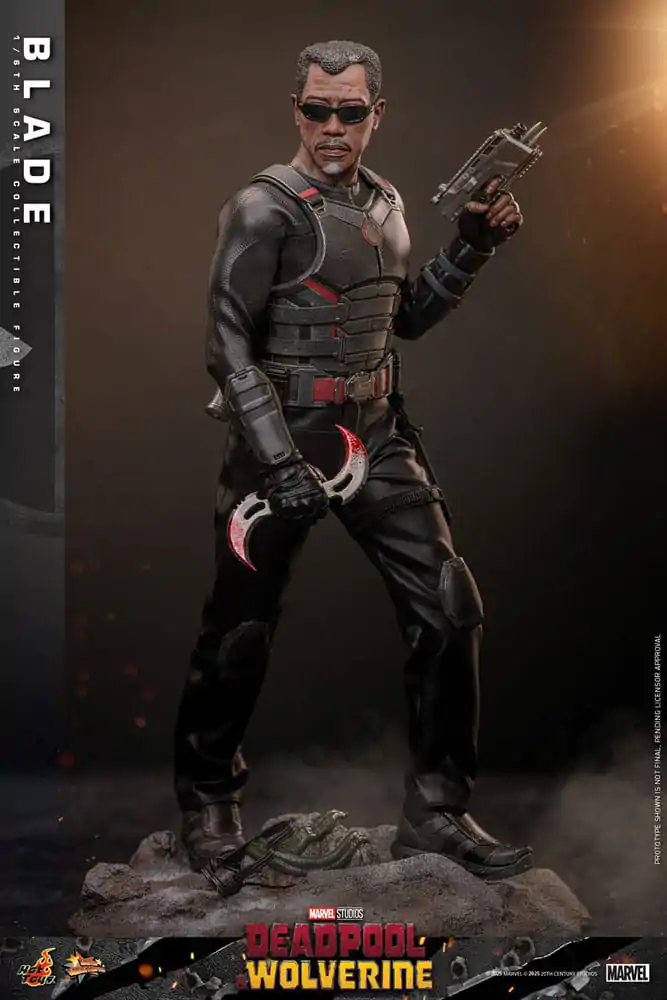 Deadpool & Wolverine Movie Masterpiece 1/6 Blade akciófigura 30 cm termékfotó