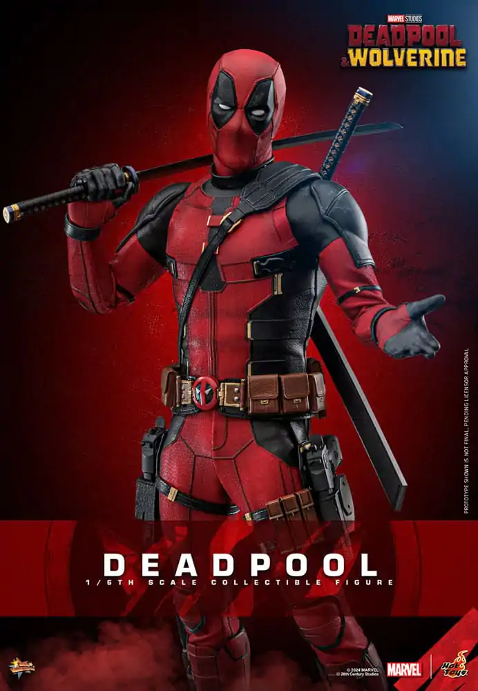 Deadpool & Wolverine Movie Masterpiece 1/6 Deadpool akciófigura 31 cm termékfotó