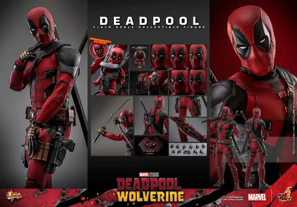 Deadpool & Wolverine Movie Masterpiece 1/6 Deadpool akciófigura 31 cm termékfotó