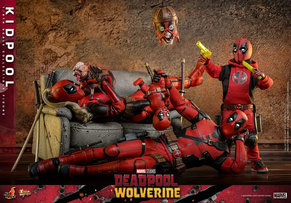 Deadpool & Wolverine Movie Masterpiece 1/6 Kidpool akciófigura 22 cm termékfotó