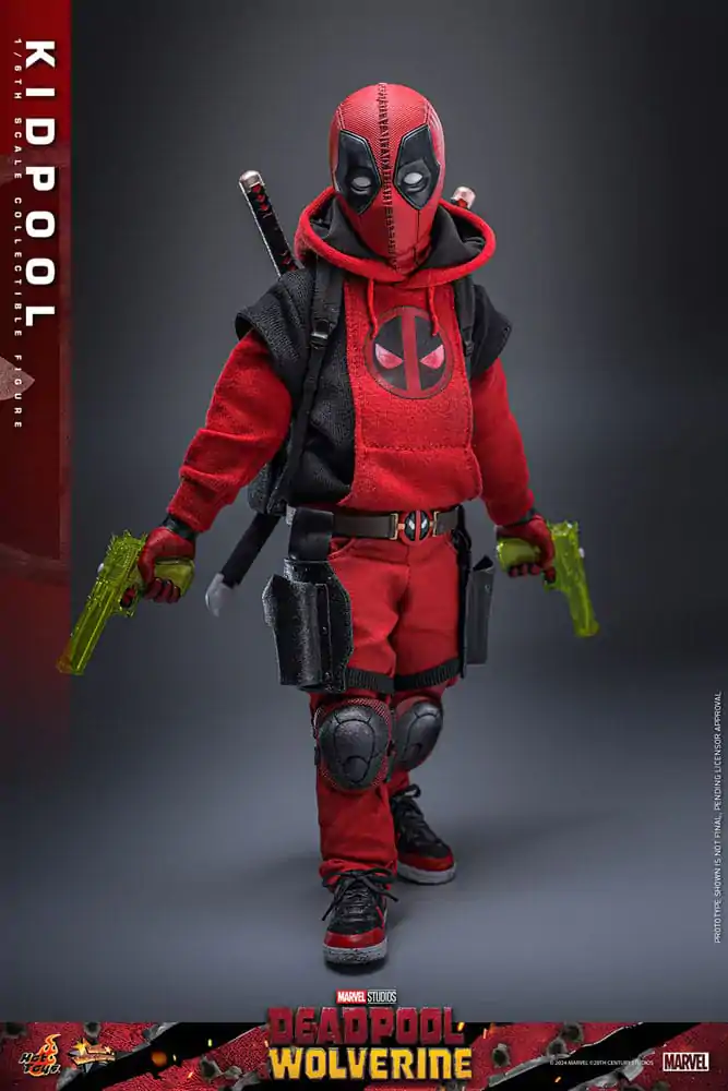 Deadpool & Wolverine Movie Masterpiece 1/6 Kidpool akciófigura 22 cm termékfotó