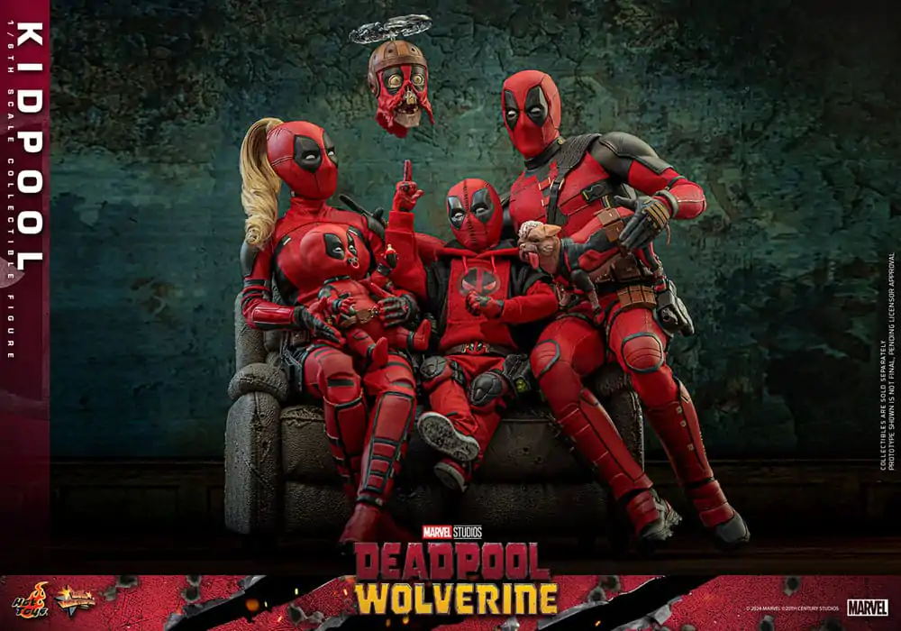 Deadpool & Wolverine Movie Masterpiece 1/6 Kidpool akciófigura 22 cm termékfotó