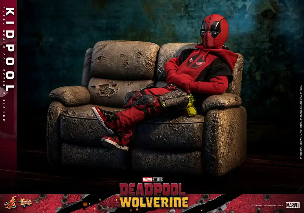 Deadpool & Wolverine Movie Masterpiece 1/6 Kidpool akciófigura 22 cm termékfotó