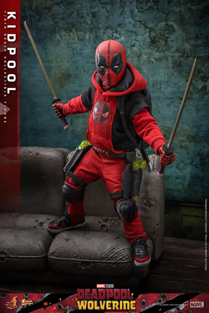 Deadpool & Wolverine Movie Masterpiece 1/6 Kidpool akciófigura 22 cm termékfotó