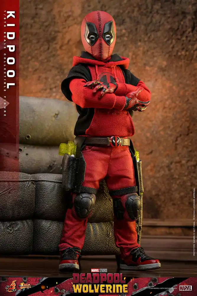 Deadpool & Wolverine Movie Masterpiece 1/6 Kidpool akciófigura 22 cm termékfotó