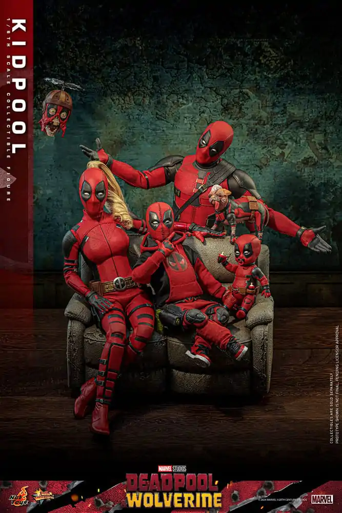 Deadpool & Wolverine Movie Masterpiece 1/6 Kidpool akciófigura 22 cm termékfotó